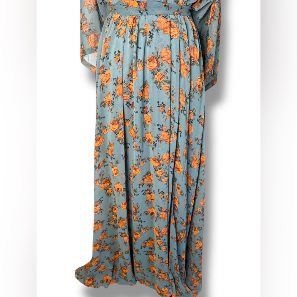 Baltic Born Floral High Low lined Dress - Picture 4 of 10